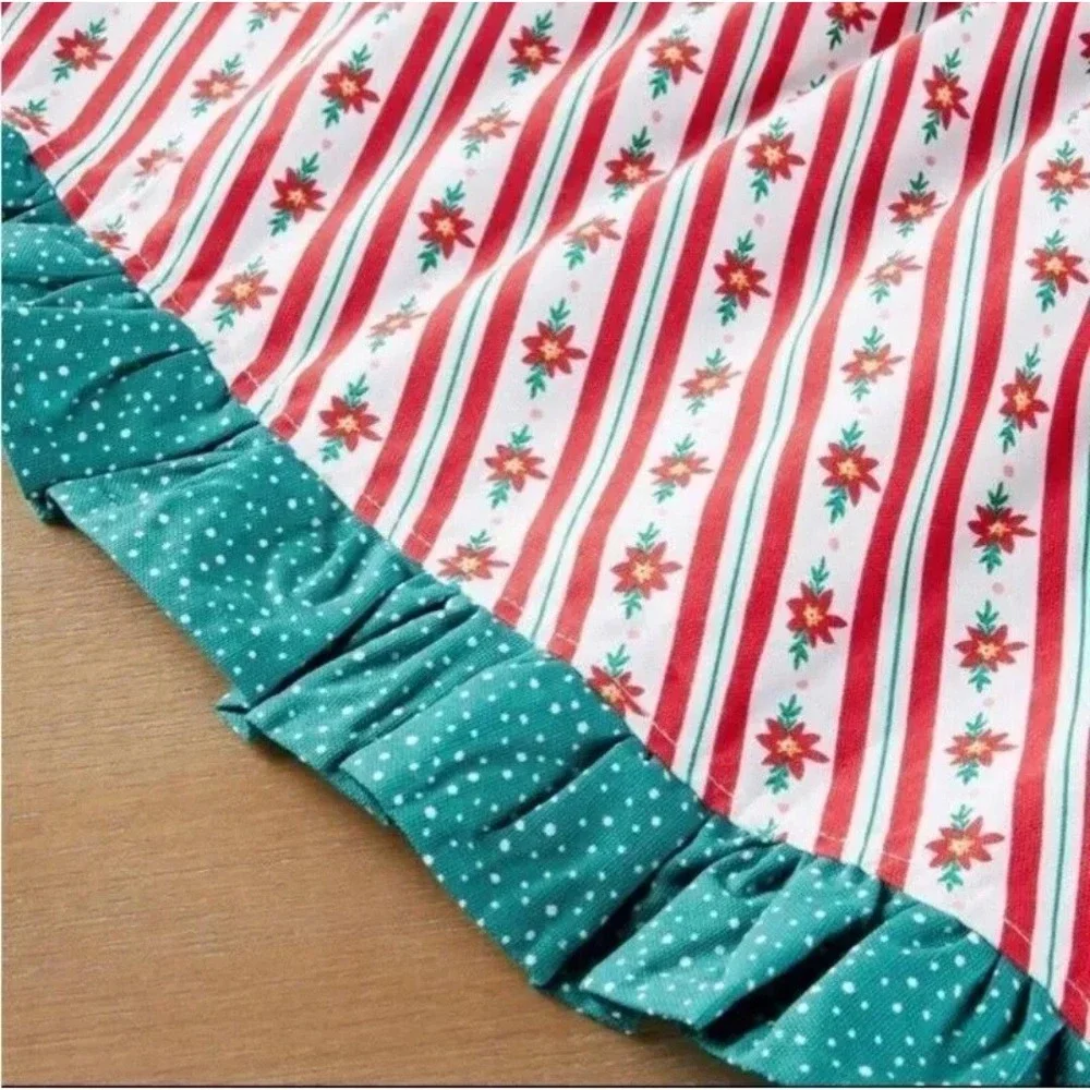 New! Pioneer Woman‎ Christmas Kitchen Apron 3-pc Gift Set Oven Mitt Potholder